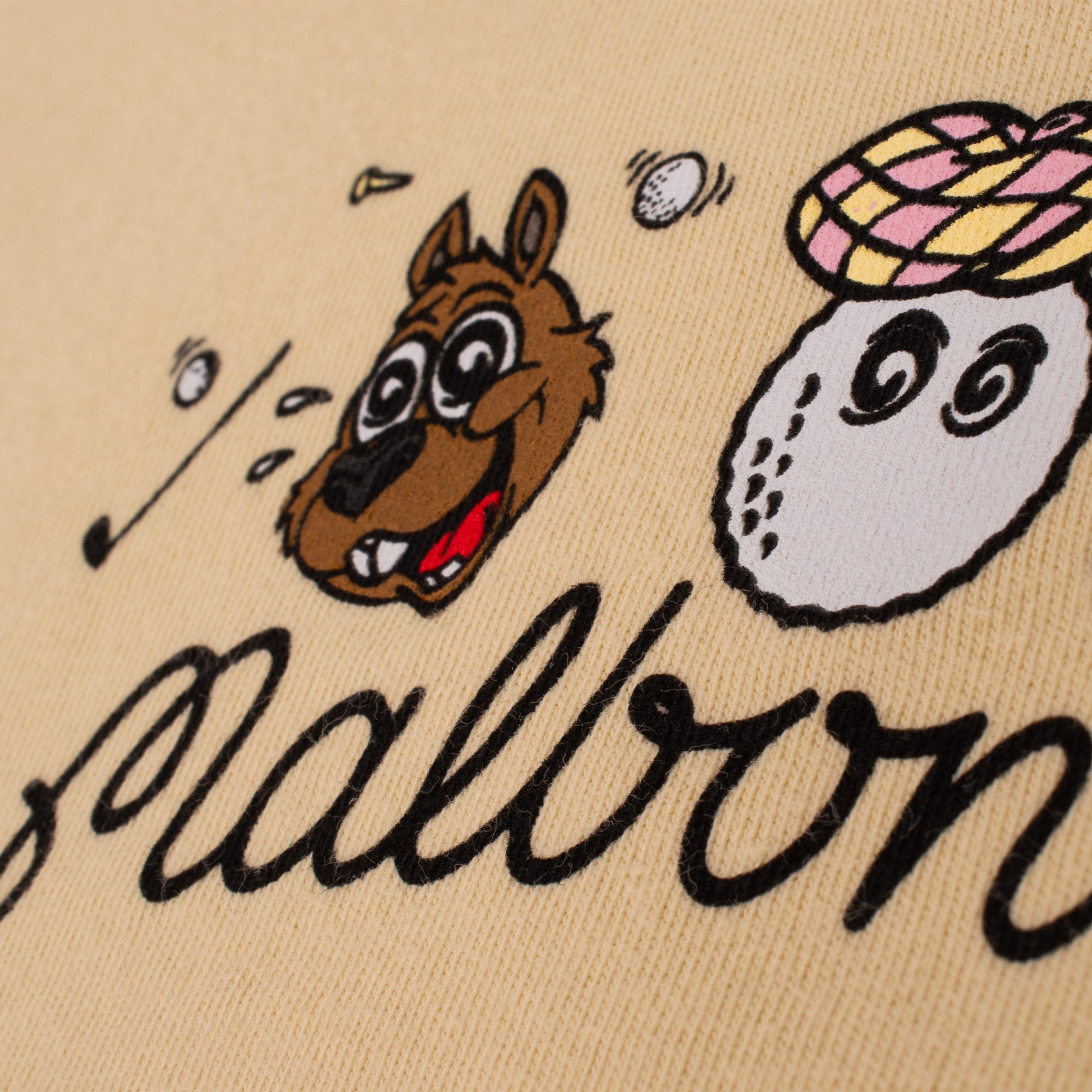 Malbon Two Man Scramble Mens SS T-Shirt Light Khaki